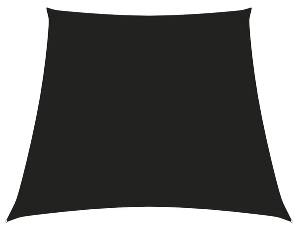 Sunshade Sail Oxford Fabric Trapezium 3/4x3 m Black