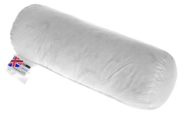 Homescapes Duck Feather Bolster Cushion Insert, 40 x 15 cm (16 x 6")