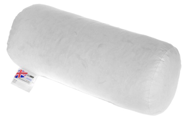 Homescapes Duck Feather Bolster Cushion Insert, 45 x 20 cm (18 x 8")