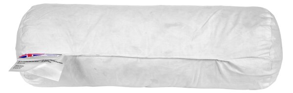 Homescapes Duck Feather Bolster Cushion Insert, 40 x 15 cm (16 x 6")