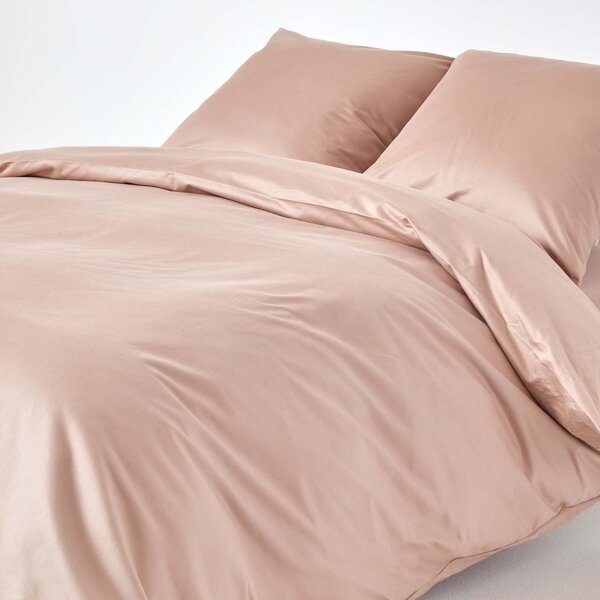 Mink European Egyptian Cotton Duvet Cover Set 1000 Thread count, 150 x 200 cm