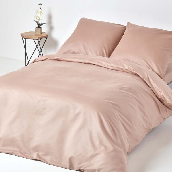 Mink European Egyptian Cotton Duvet Cover Set 1000 Thread count, 150 x 200 cm