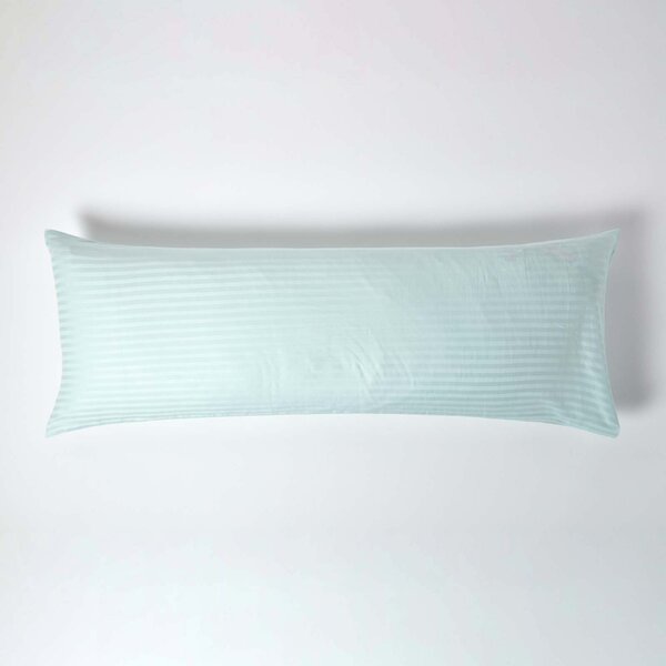 Homescapes Light Blue Egyptian Cotton Ultrasoft Body Pillowcase 330 TC