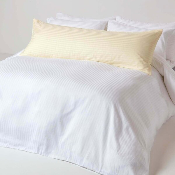 Pastel Yellow Egyptian Cotton Ultrasoft Body Pillowcase 330 TC