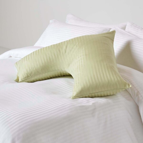 Sage Green Egyptian Cotton Super Soft V Shaped Pillowcase 330 TC