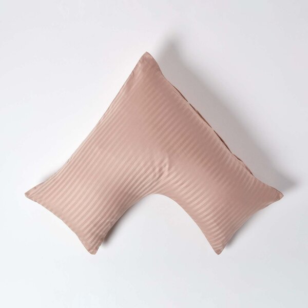 Taupe Beige Egyptian Cotton Super Soft V Shaped Pillowcase 330 TC