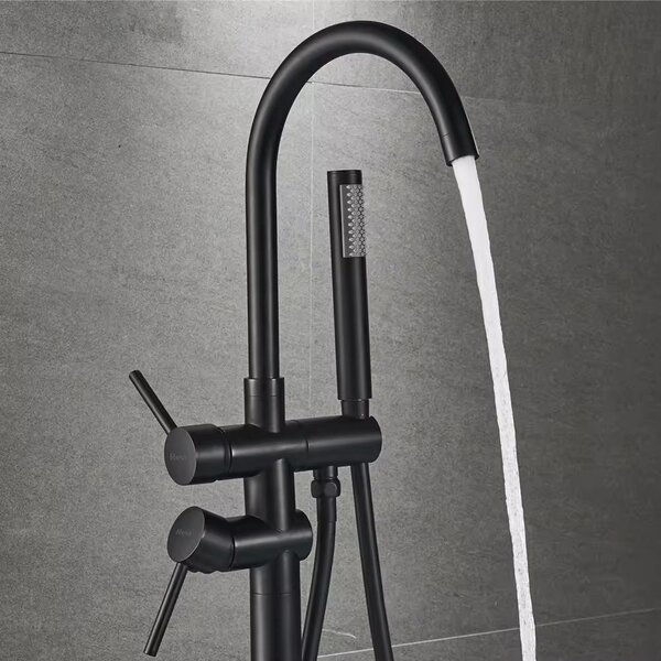 Bath faucet Rea Lungo Ortis black