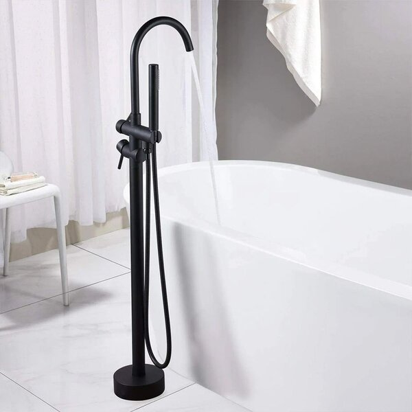 Bath faucet Rea Lungo Ortis black