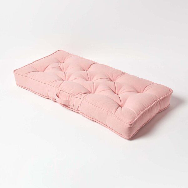 Pink 2 Seater Booster Cushion Supportive & Firm Sofa Seat Pad