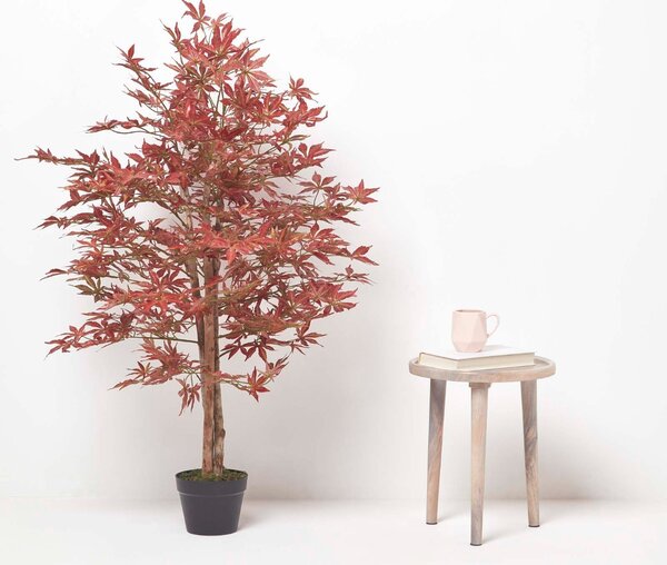 Homescapes Artificial Acer Tree Japanese Maple Tree in Pot 120 cm Tall