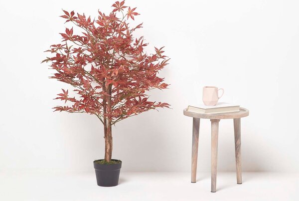 Homescapes Artificial Acer Tree Japanese Maple Tree in Pot 90 cm Tall