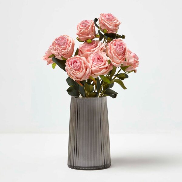 Homescapes Artificial Bouquet of Pink Roses