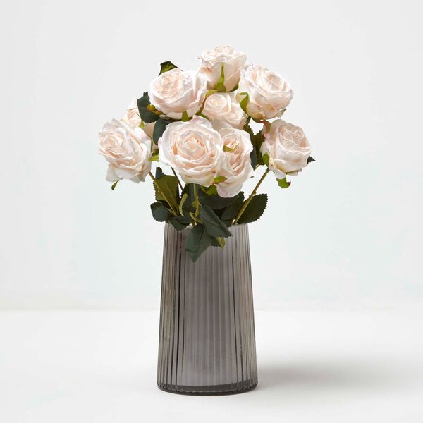 Homescapes Artificial Bouquet of Ivory Roses