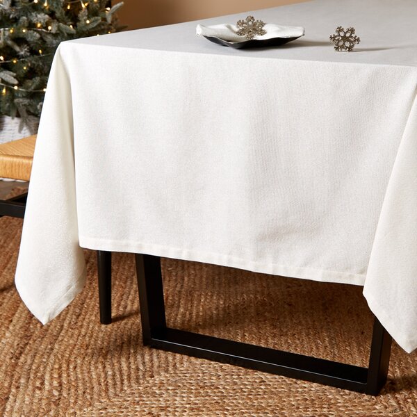 Gold Sparkle Table Cloth Silver