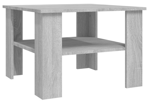 Coffee Table Grey Sonoma 60x60x42 cm Engineered Wood