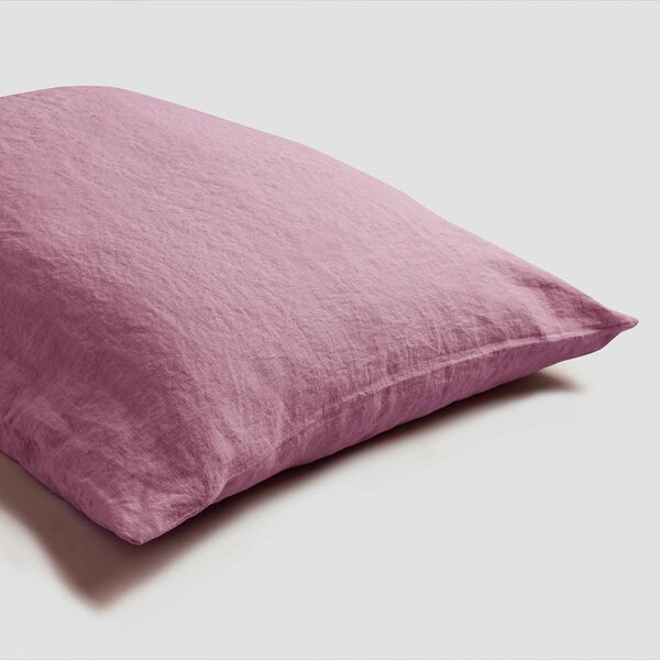 Piglet Raspberry Linen Pillowcases (Pair) Size Square
