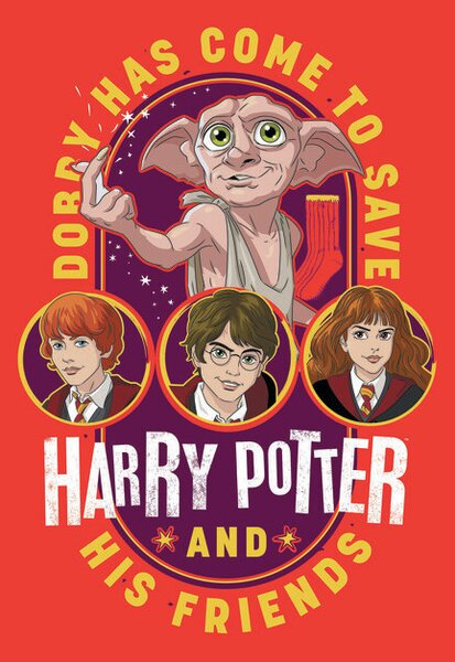 Art Poster Harry Potter - Dobby has come to save, (26.7 x 40 cm)