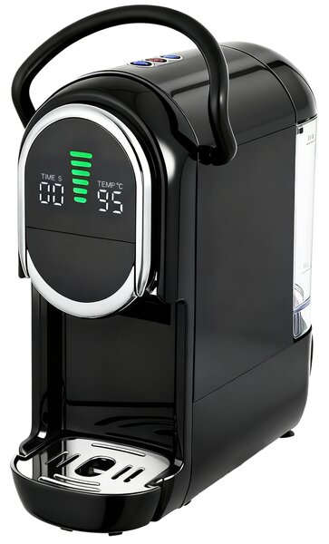 HOMCOM Pod Coffee Machine for Nespresso, Dolce Gusto Capsule & Ground Coffee, Small Semi Automatic Coffee Maker, 19 Bar, 0.6L