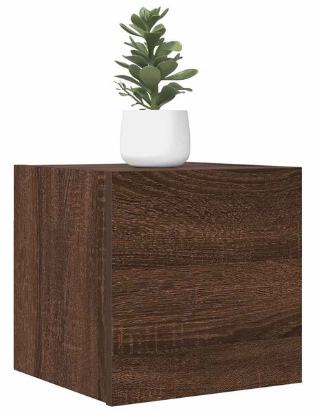 Wall Mounted TV Cabinet 2 pcs Brown Oak 30.5x30x30 cm