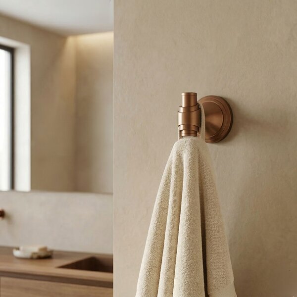 Bathroom hanger 1609 Aristo Brushed copper