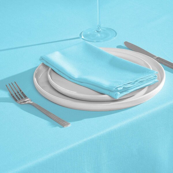 Homescapes Blue Cotton Fabric 4 Napkins Set