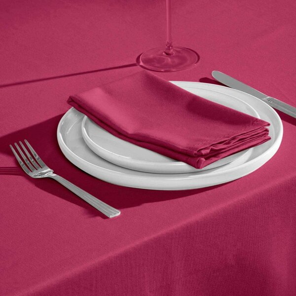 Homescapes Plum Cotton Fabric 4 Napkins Set