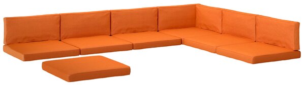 Outsunny 14-piece Dining Set Cushions - Orange