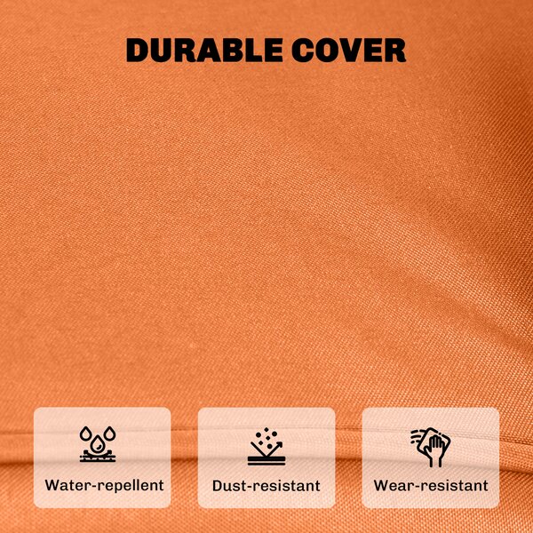 Outsunny 14-piece Dining Set Cushions - Orange