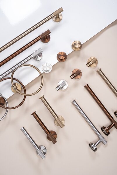 Toilet paper holder 6611 Modern Brush Copper