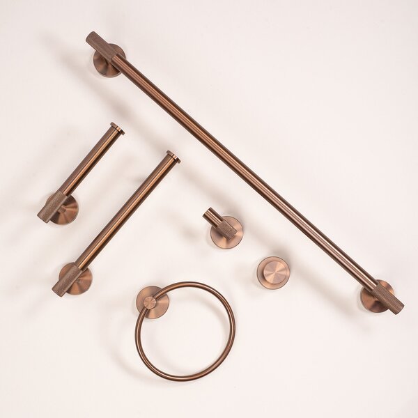 Toilet paper holder 6611 Modern Brush Copper