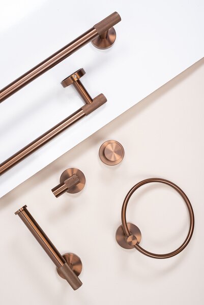 Toilet paper holder 6611 Modern Brush Copper