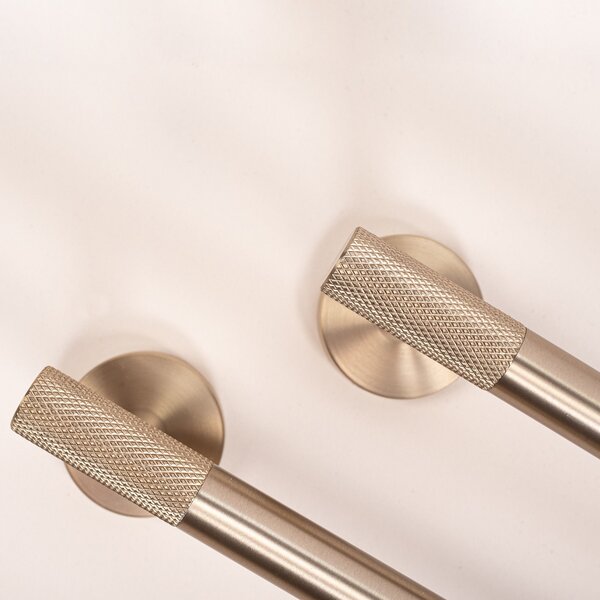 Bathroom hanger 6610a Modern Brush Gold