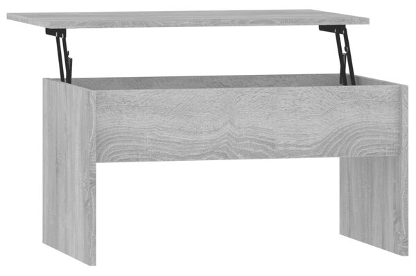 Coffee Table Grey Sonoma 80x50.5x41.5 cm Engineered Wood