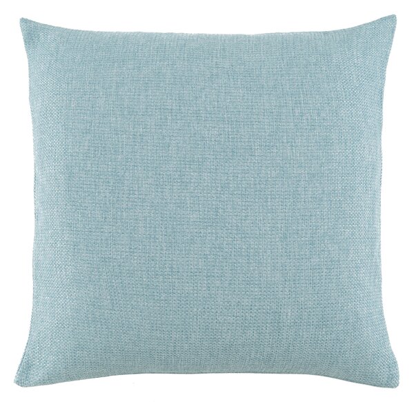 Barkweave Square Cushion Blue