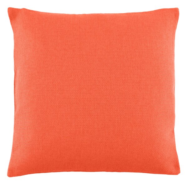 Large Barkweave Terracotta Cushion Terracotta