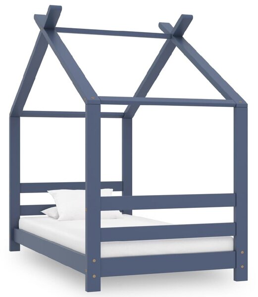 Boerne 70x140cm Wooden Children Daybed In Grey