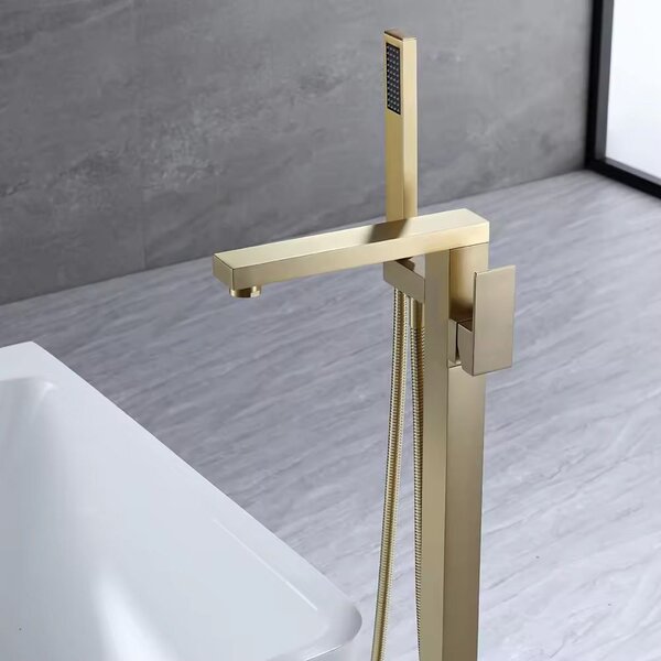 Free-standing faucet Rea TERY Gold Brush