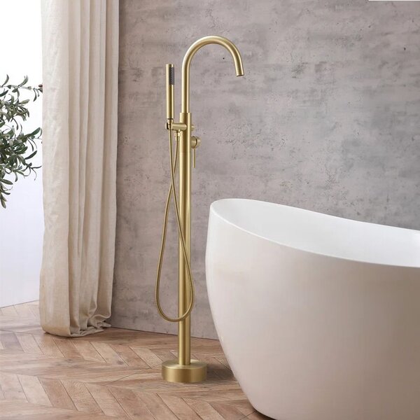 Free-standing faucet Rea MONO Gold Brush