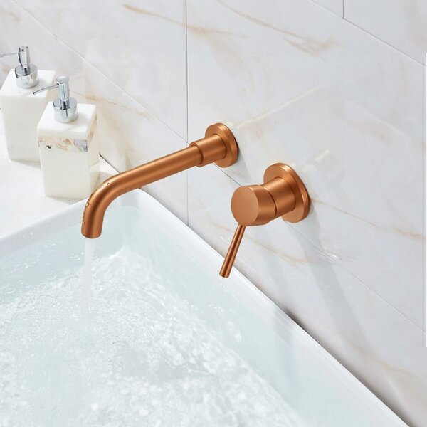 Wall Mounted faucet Rea Lungo Long Copper Brush + BOX