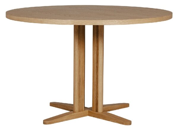 Reston Wooden Round Dining Table In Oak Natural