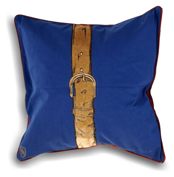 Polo Strap Cushion Blue