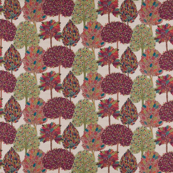Arbre Digitally Printed Fabric Mulberry