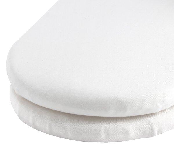 Pack of 2 Jersey White Moses Basket Fitted Sheet