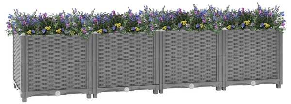 Raised Bed 160x40x38 cm Polypropylene