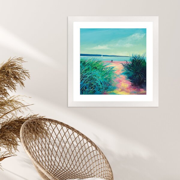 Just The Two Of Us Framed Print MultiColoured