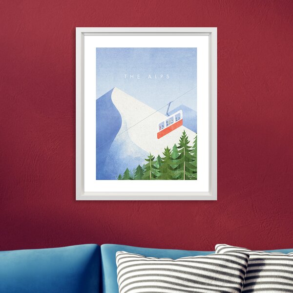 The Alps Framed Print MultiColoured