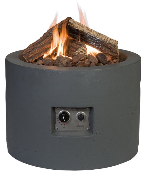 Round Grey Fire Pit