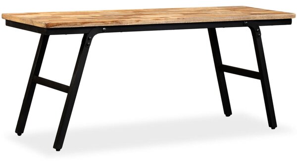 Bench Reclaimed Teak and Steel 110x35x45 cm