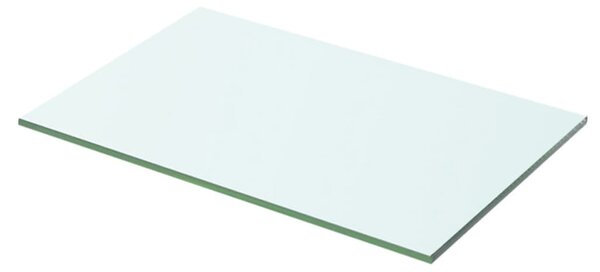 Shelves 2 pcs Panel Glass Clear 50x25 cm