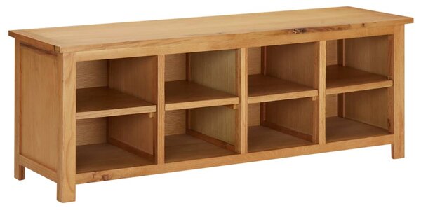 Shoe Rack 114x37x45 cm Solid Oak Wood